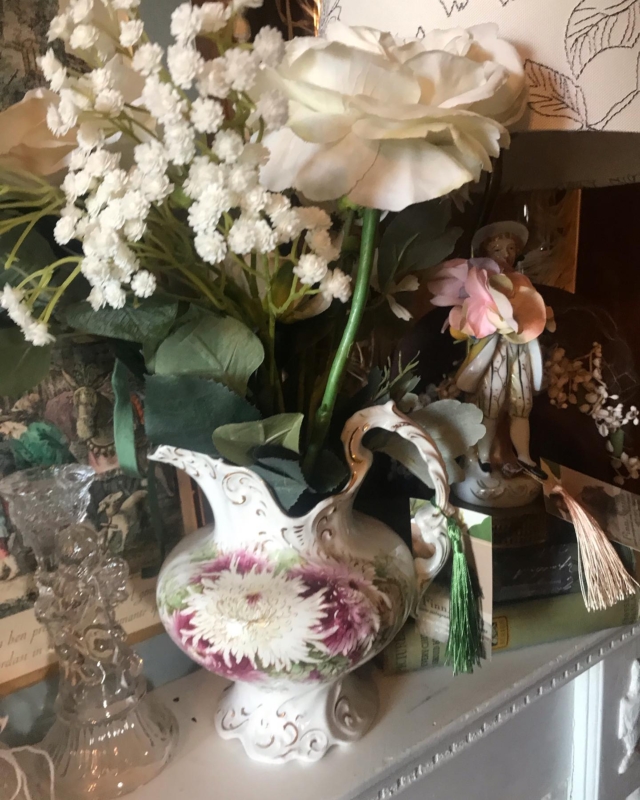 Lovely pieces that you’ll find upstairs this weekend along with bubbly and tasty treats for our 12th Anniversary.